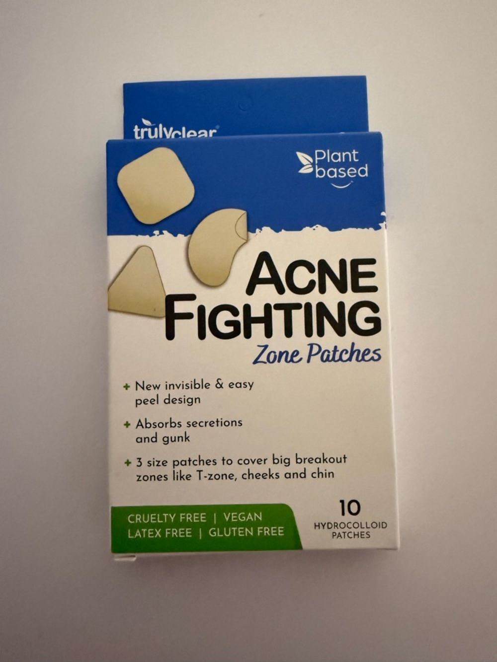 Truly Clear Acne Fighting Zone Patches - White/Beige